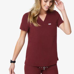 Figs Women's Burgundy Set